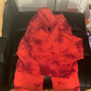 Jordan Heritage Tie-Dye Fleece Sweatsuit